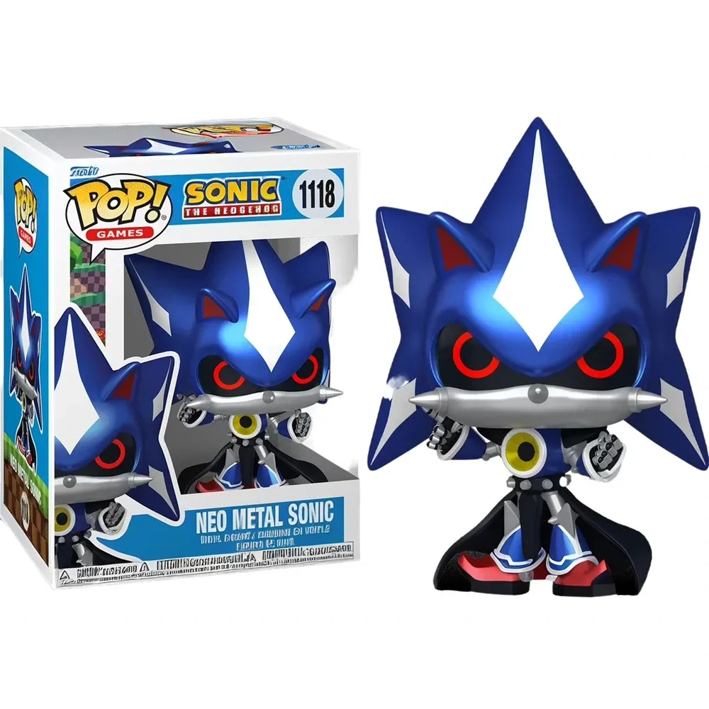 Funko Pop! Sonic the Hedgehog Neo Metal Sonic #1118 (Metallic) New RARE 2026